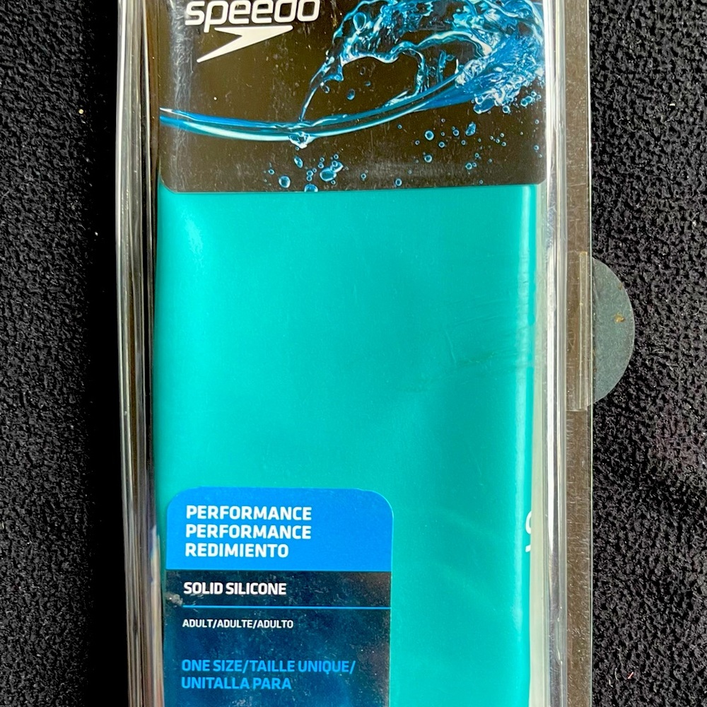 SPEEDO PERFORMANCE Adult Swimming Cap Latex Free NEW